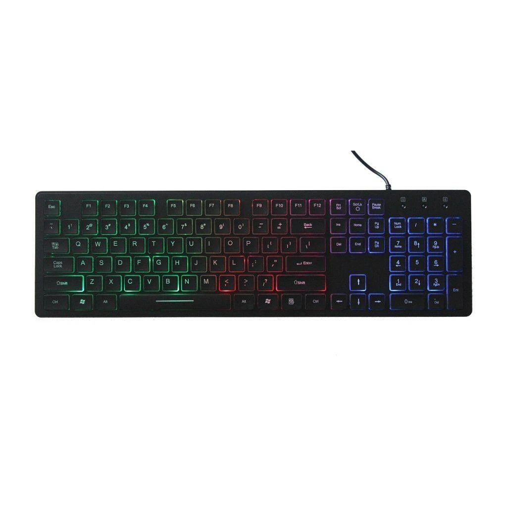 ART KL AK-20 SLIM klaviatūra su pašvietimu AK-20 USB
