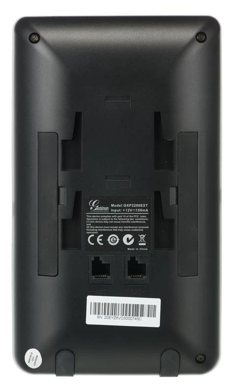 Grandstream Networks GXP2200EXT IP išplėtimo modulis Juoda 20 mygtukai