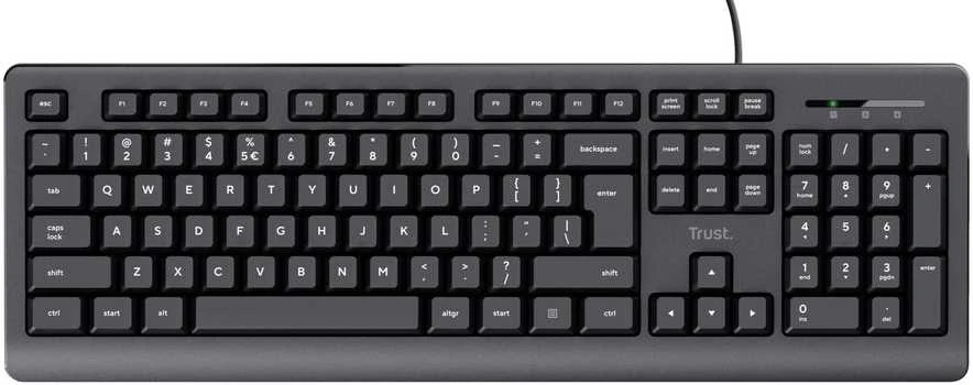 Trust TK-150 klaviatūra Universal USB QWERTY Juodas