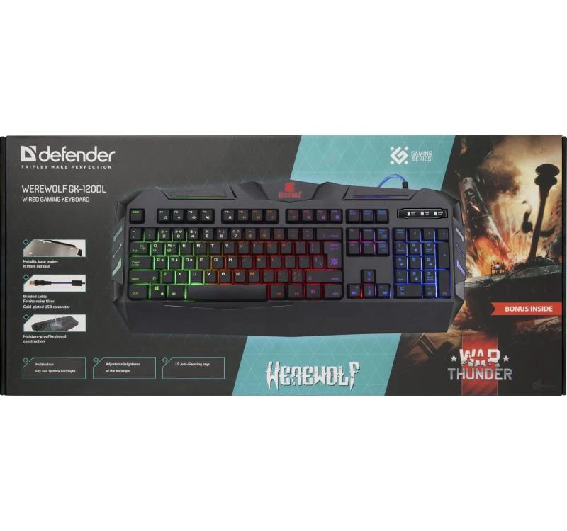 Klaviatūra Defender Werewolf GK-120DL