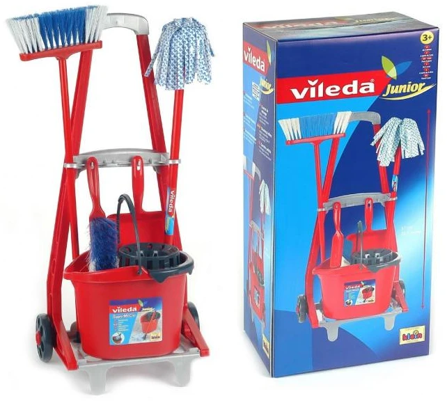 Klein Valymo vežimėlis Vileda su priedais