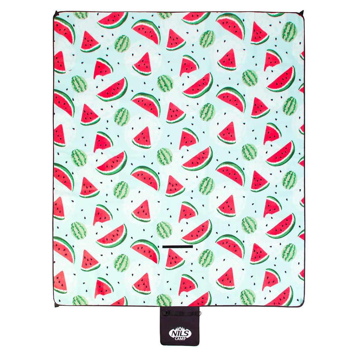 Kilimėlis iškyloms Nils Camp Watermelons NC2312, 220x200cm, PE+Alu
