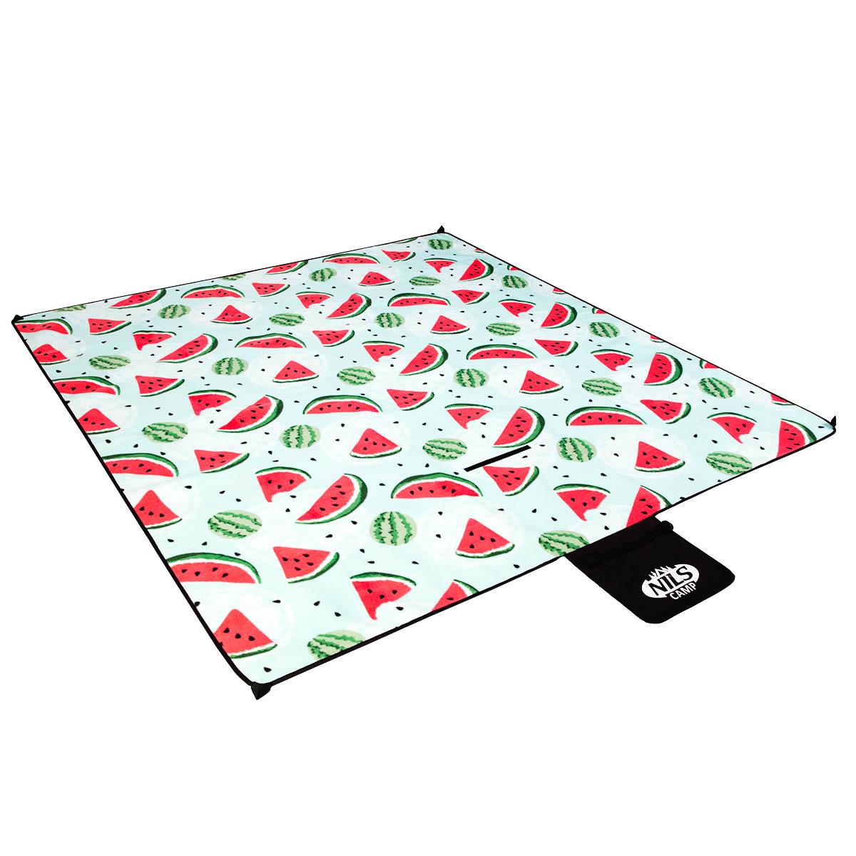 Kilimėlis iškyloms Nils Camp Watermelons NC2312, 220x200cm, PE+Alu