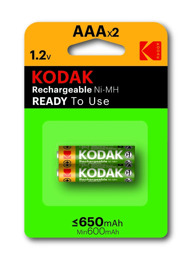 Kodak AAA įkraunamos baterijos 650mAh