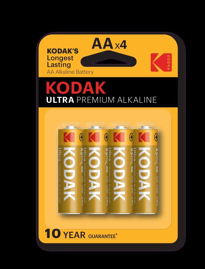 KODAK Ultra Premium LR6 (AA) 4 pak. Elementai