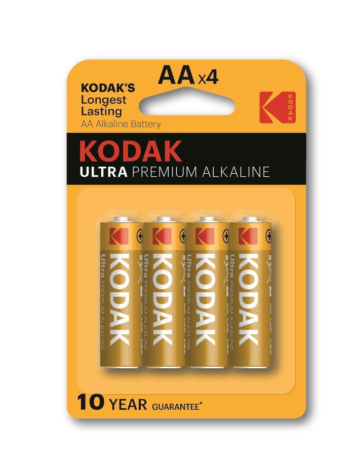 KODAK Ultra Premium LR6 (AA) 4 pak. Elementai