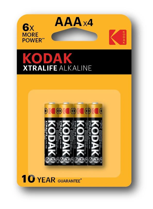 KODAK Xtralife LR03 (AAA) 4 pak. Elementai