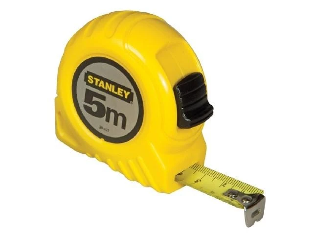 STANLEY MIARA ZWIJANA 5m PLASTIKOWY KORPUS, KARTA
