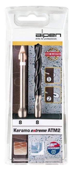 Grąžtas Drill Bit Set Keramo-Extreme 10 mm Alpen 003001021