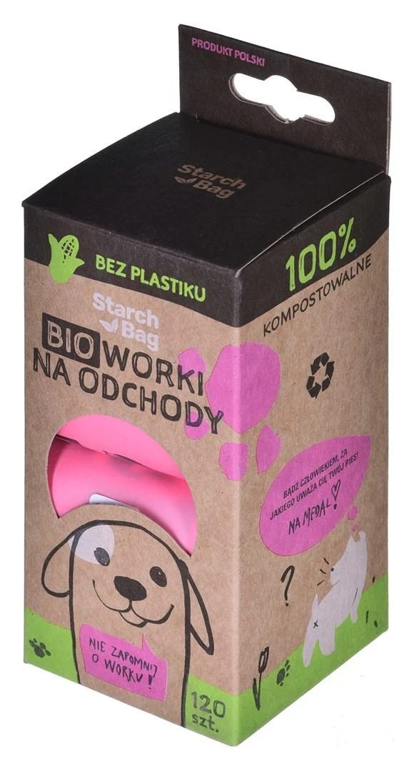 STARCH BAG - Dog poop bags - 8 x 15