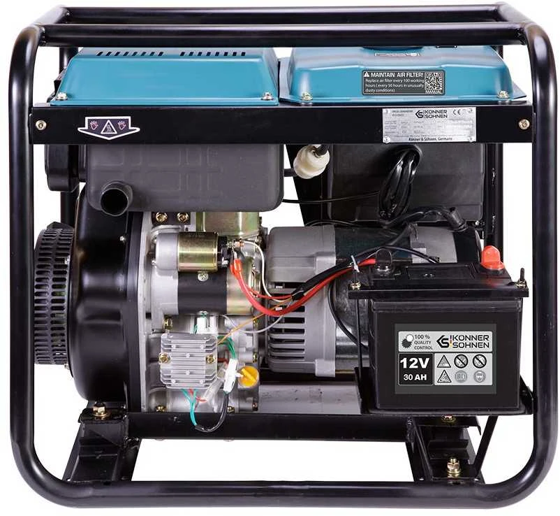 Könner & Söhnen dyzelinis generatorius 6,0kW 230V KS 8100HDE (EURO V)