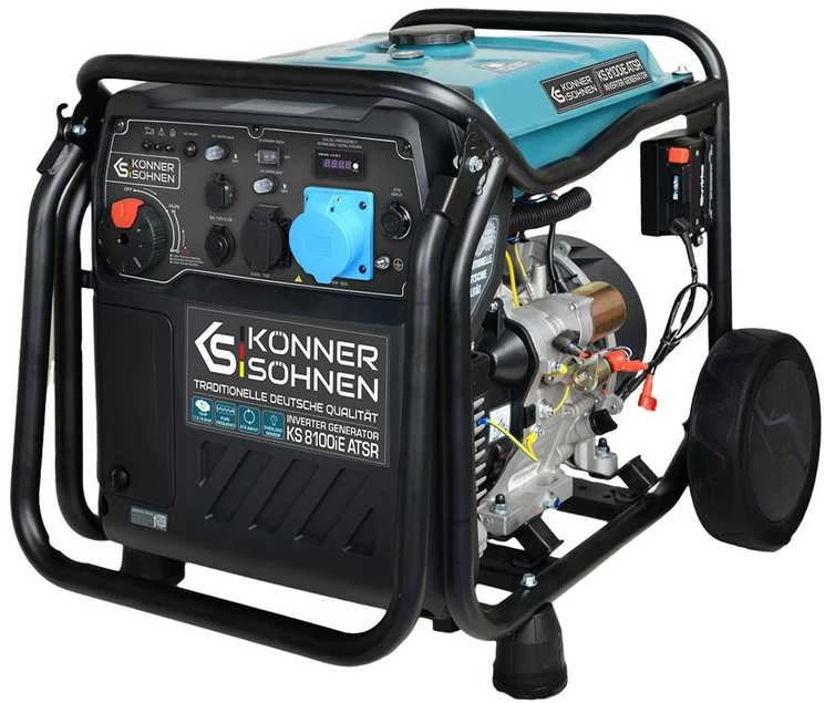 KÖNNER & SÖHNEN benzininis inverterinis generatorius KS 8100iE ATSR 8.0kW