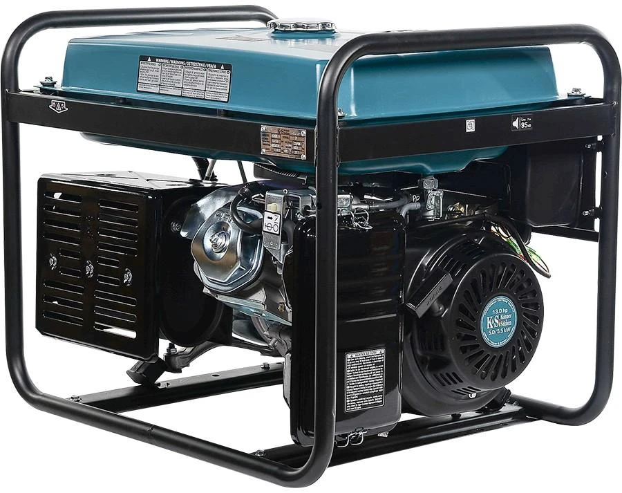 KÖNNER & SÖHNEN trifazis benzininis generatorius KS 7000E-1/3, 5,0 kW, 230/400 V, el. starteris