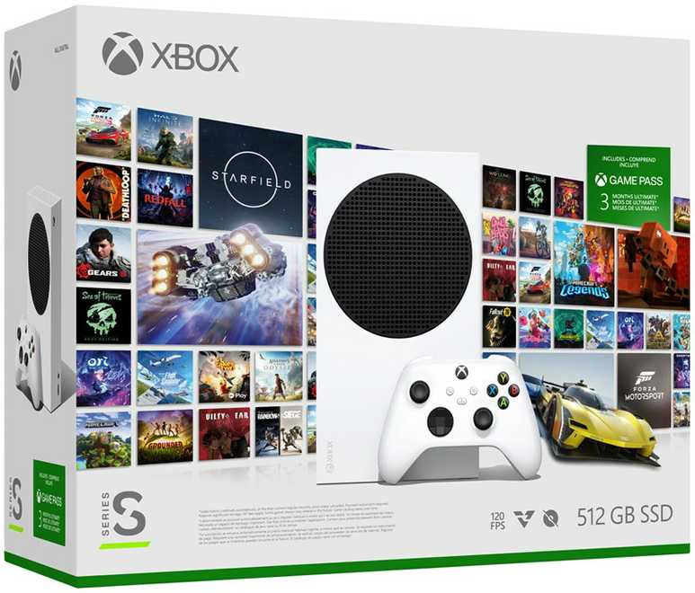 Žaidimų konsolė Microsoft Xbox S, 512GB