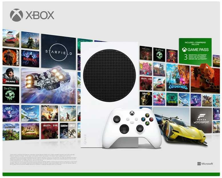 Microsoft XBOX Series S - Starter Bundle 512 GB Wi-Fi Baltas