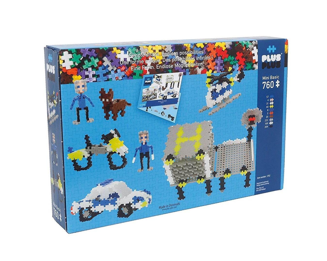 PLUS PLUS konstruktorius Basic Police 760 pcs, 3762