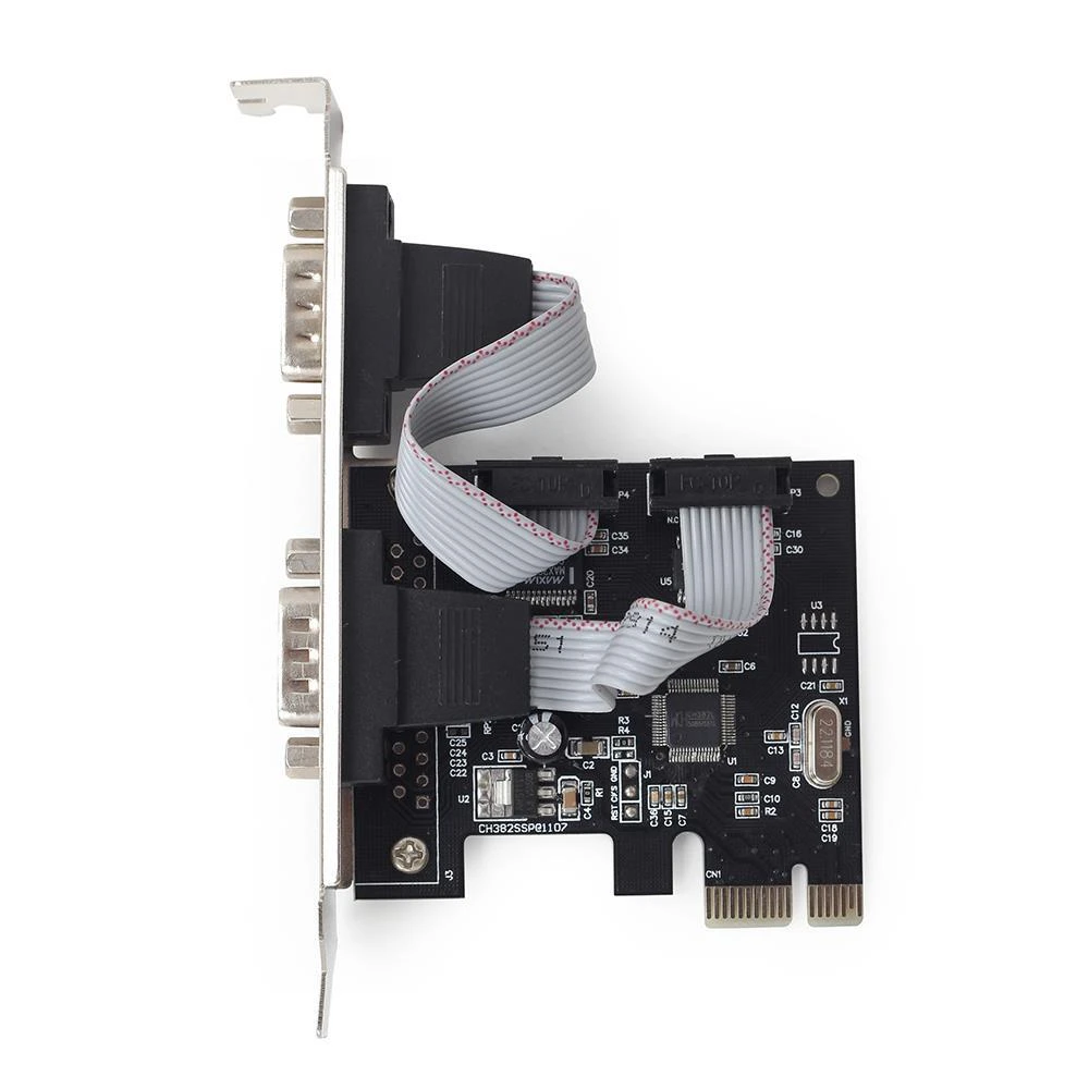 GEMBIRD SPC-22 PCI Express kortelė 2x serijinė žemo profilio