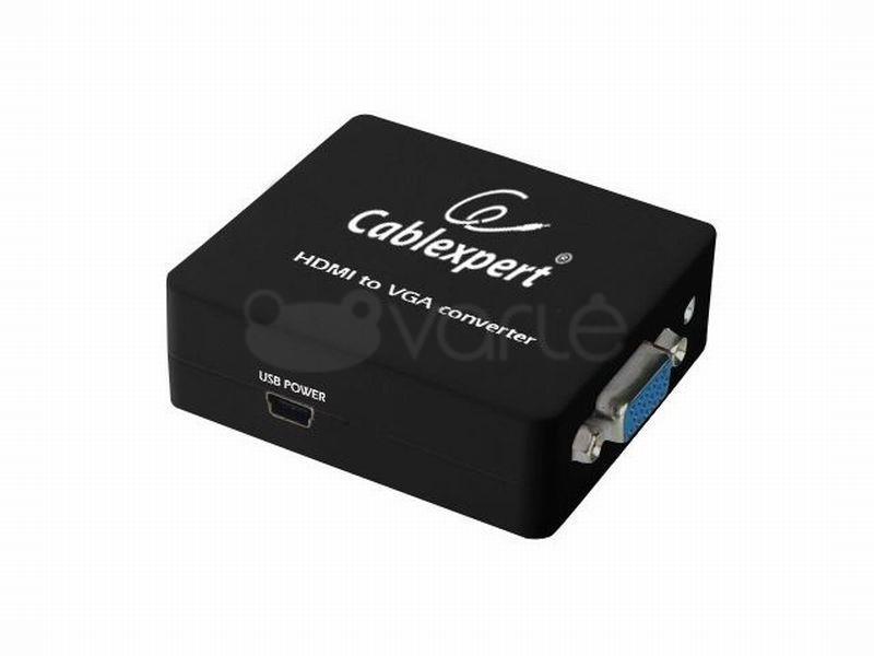 Šakotuvas Gembird VGA HDMI F/F juoda