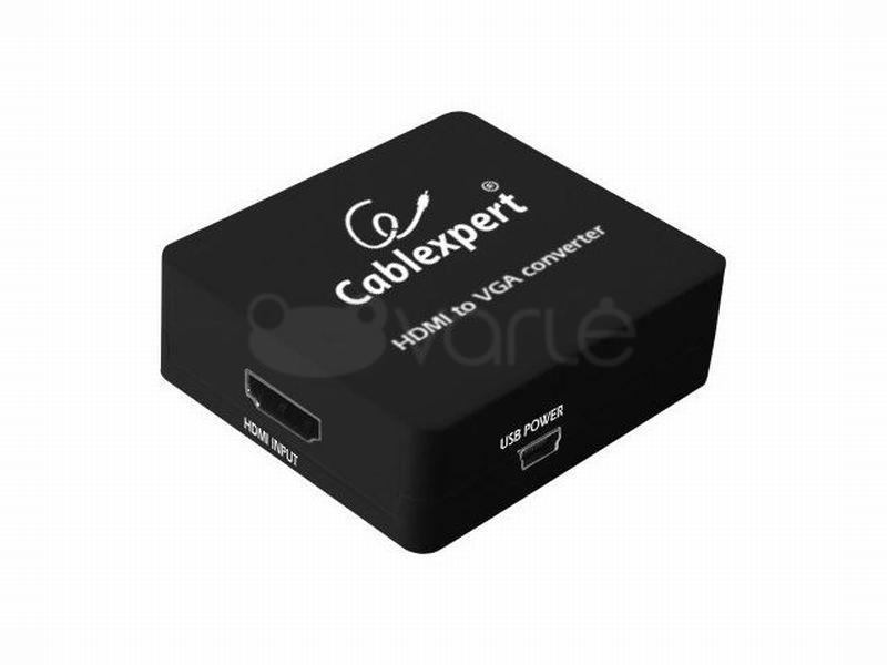 Šakotuvas Gembird VGA HDMI F/F juoda