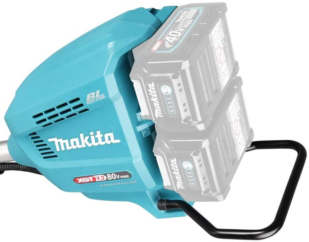 Makita UR012GZ06 Cordless brush cutter/grass trimmer, 2x40Vmax XGT, 480mm, BL-motor, AFT, ADT, be akumuliatoriaus ir kroviklio