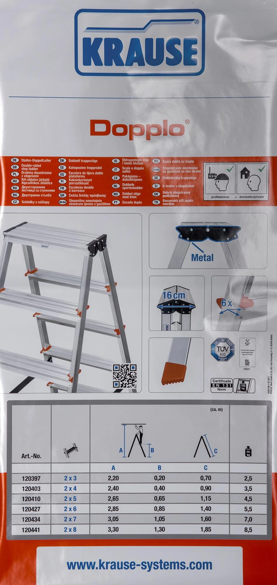 Krause Ladder double-sided Dopplo 120403