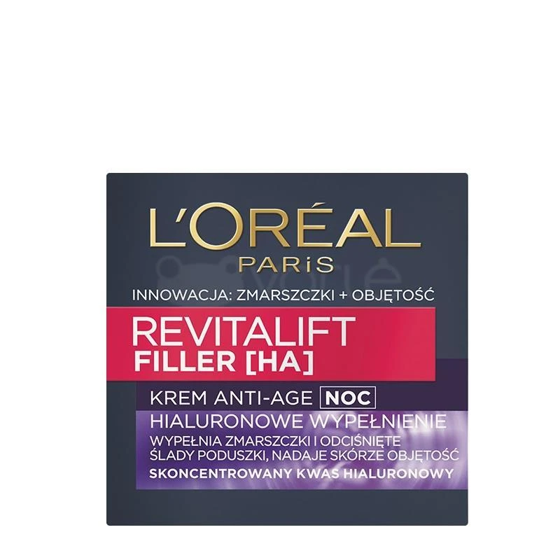 Naktinis veido kremas nuo senėjimo L'Oreal REVITALIFT FILLER [HA] 50ml