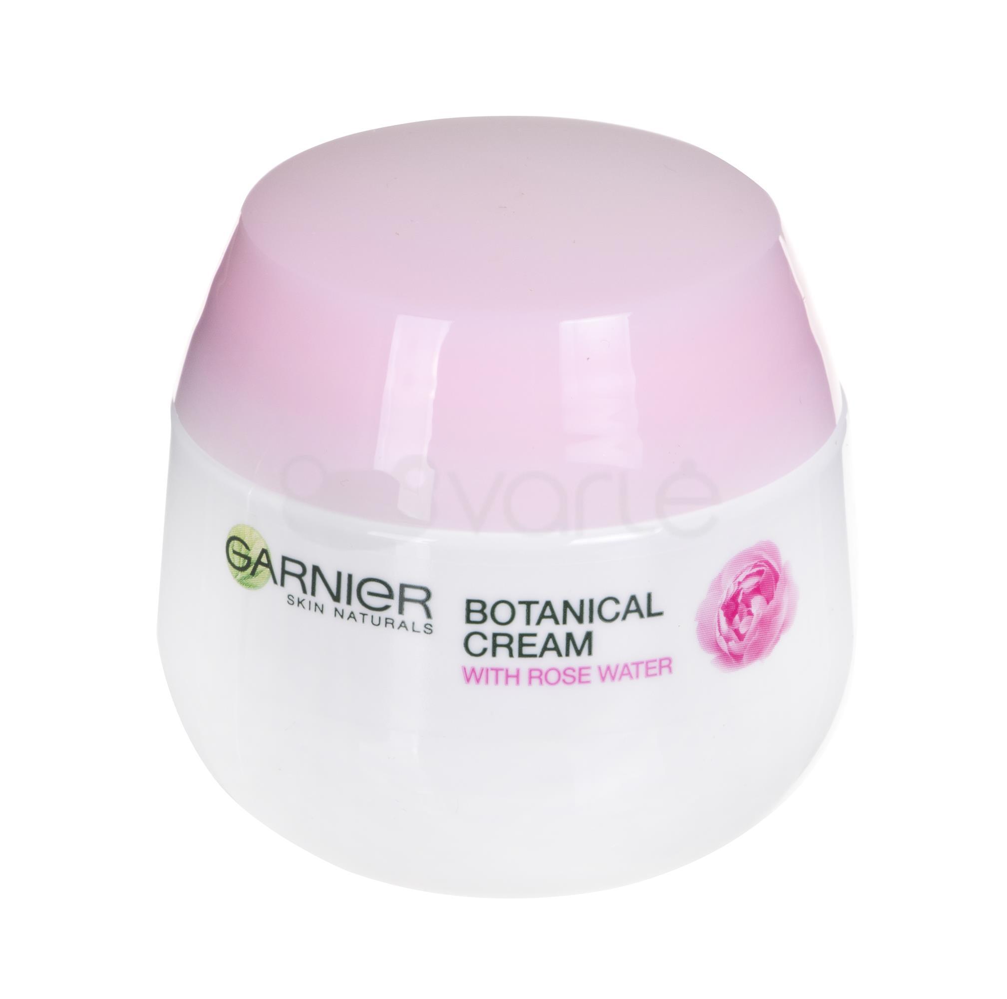 GARNIER Skin Naturals drėkinamasis veido kremas su rožių vandeniu Botanical Rose 50ml