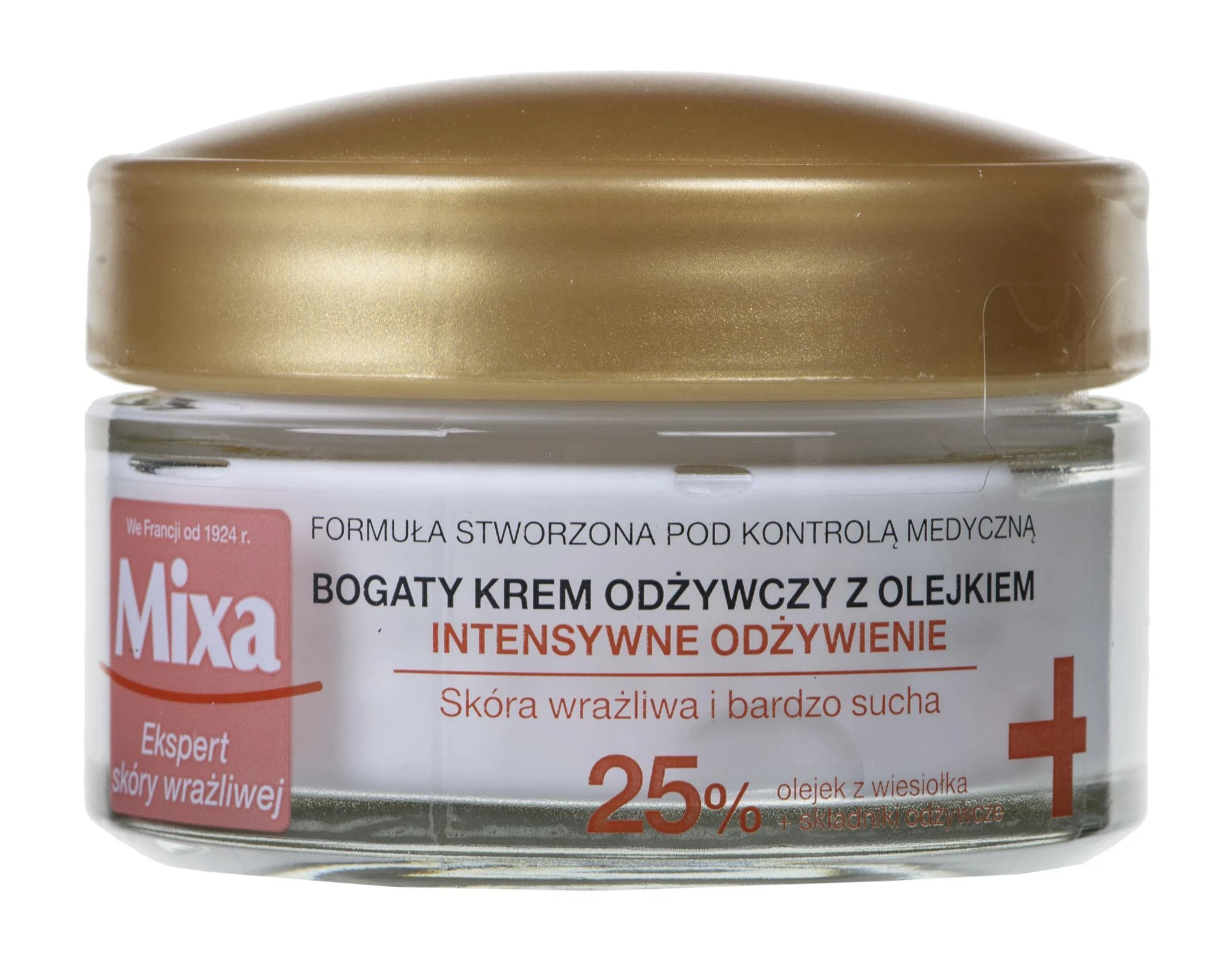MIXA serija sausai ir jautriai odai, 50 ml