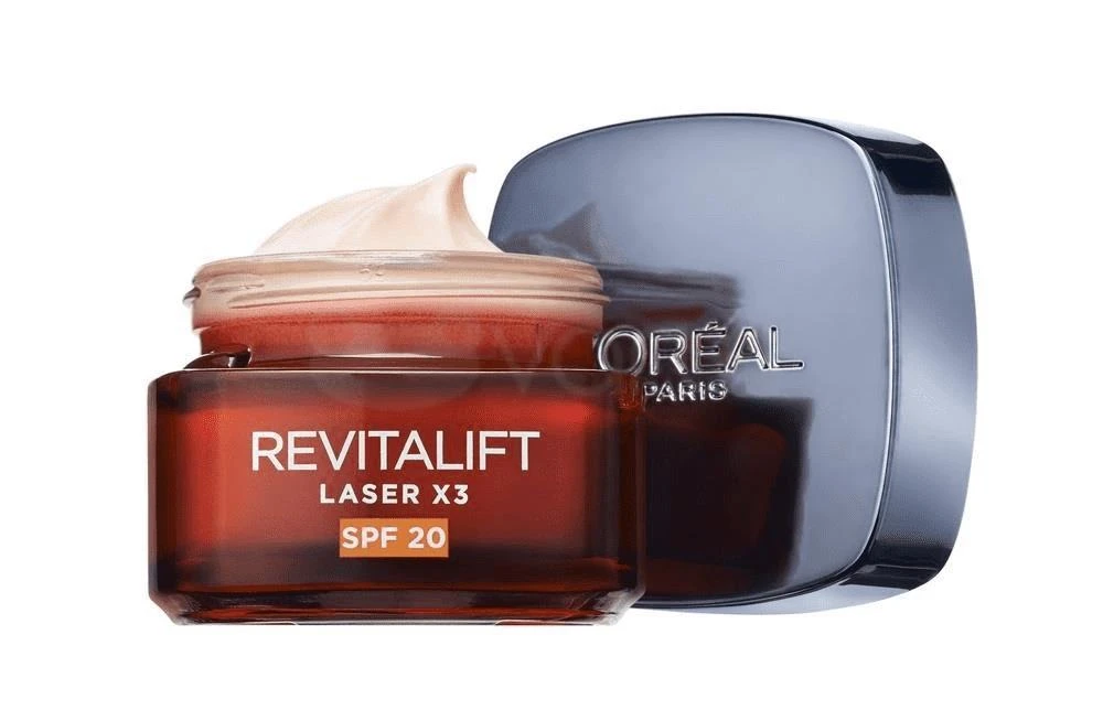 L'Oréal Paris Revitalift lazerinis X3 Anti-Age Day Kreminis SPF 20, 50 ml