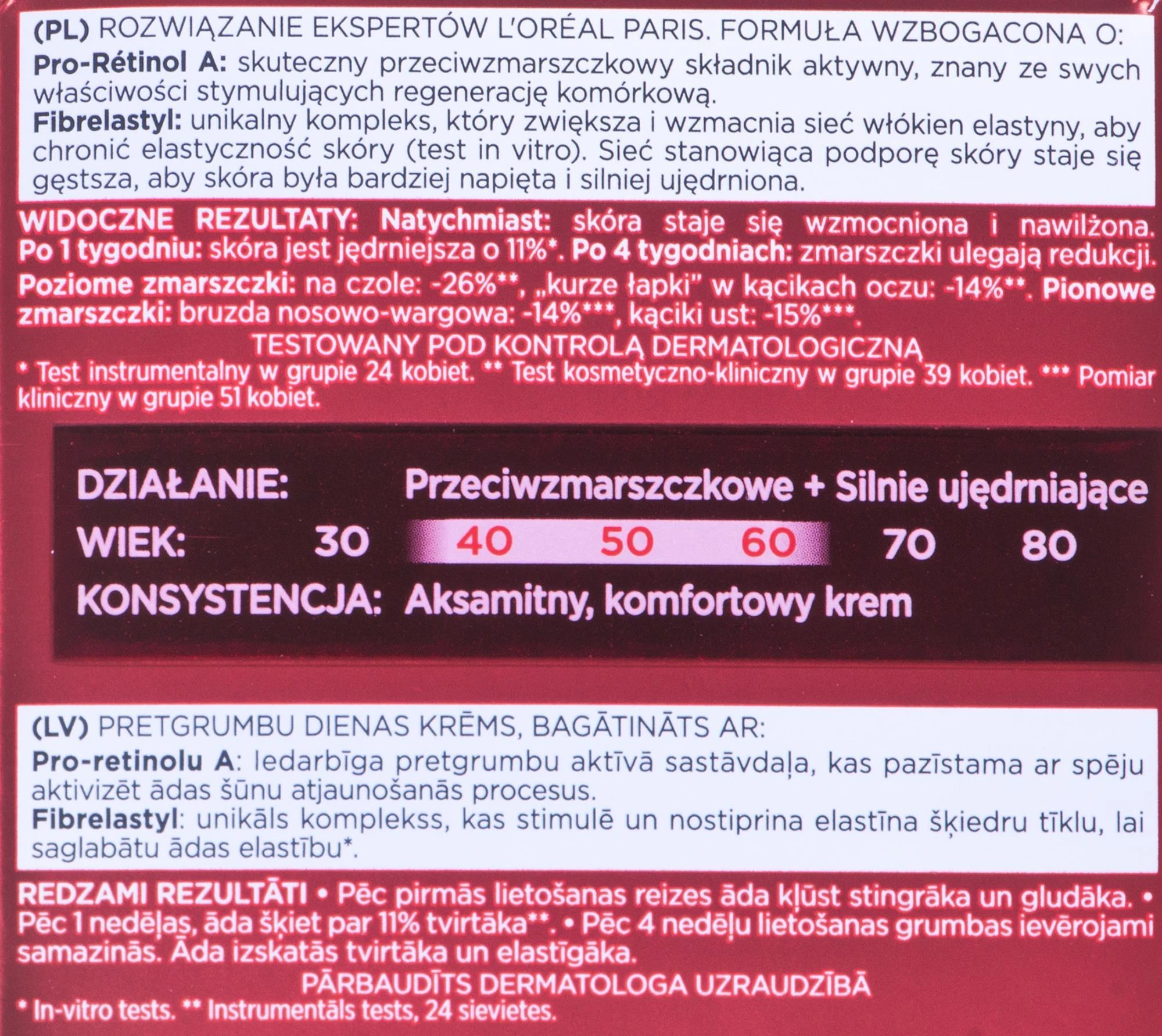 Dieninis veido kremas L'oreal REVITALIFT 50ml