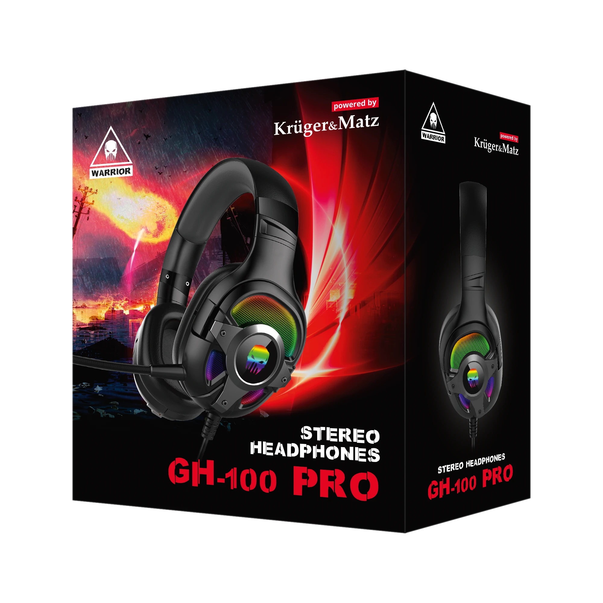 Kruger & Matz Warrior GH-100 PRO žaidimų ausinės
