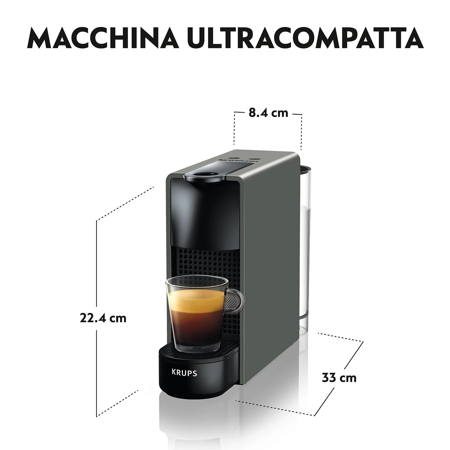 Krups Essenza Mini XN110B10 Kapsulinis kavos aparatas 0,6 L Pusiau automatinis