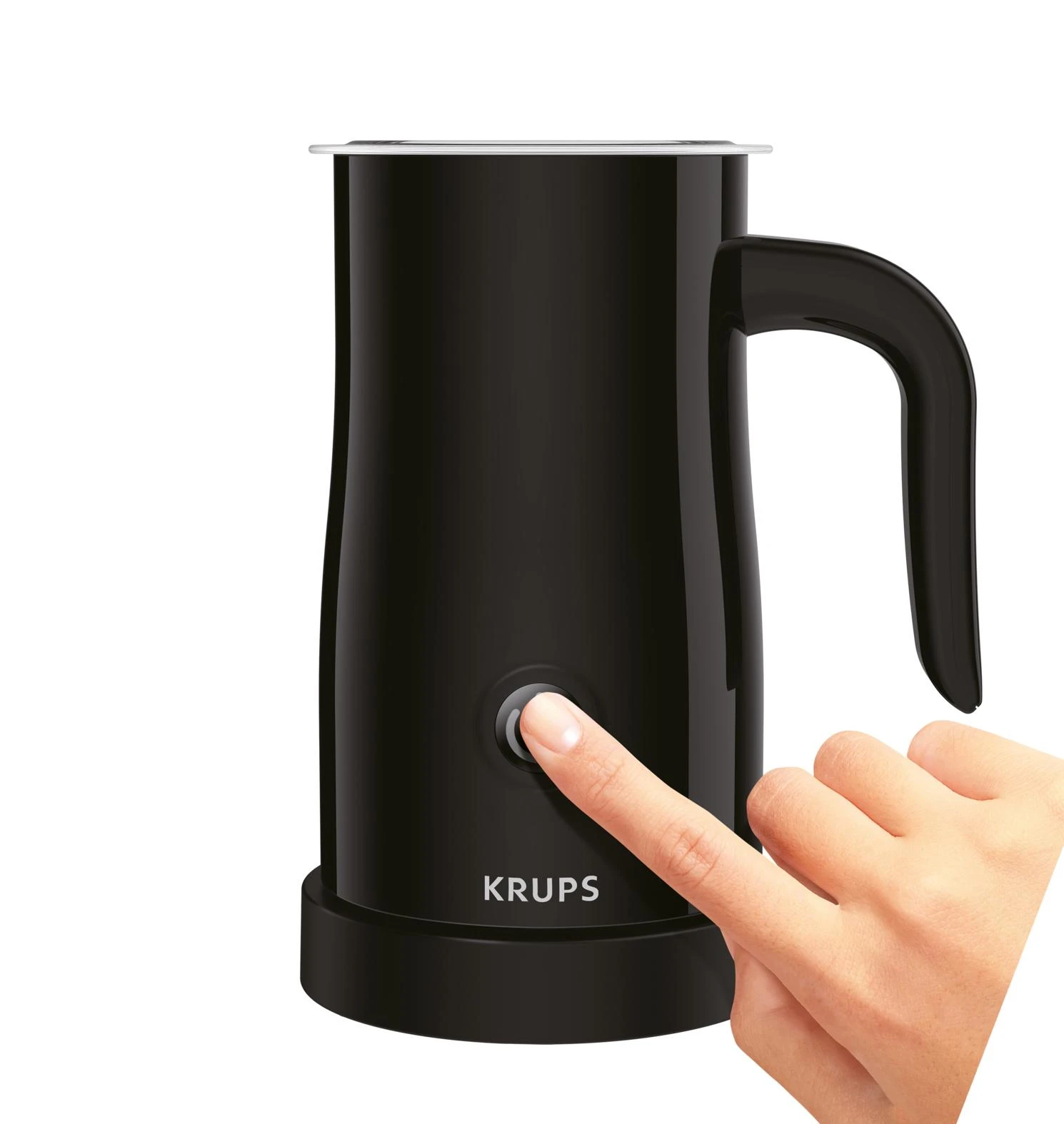 Krups XL1008 Automatinis pieno plakiklis/šildytuvas Juodas