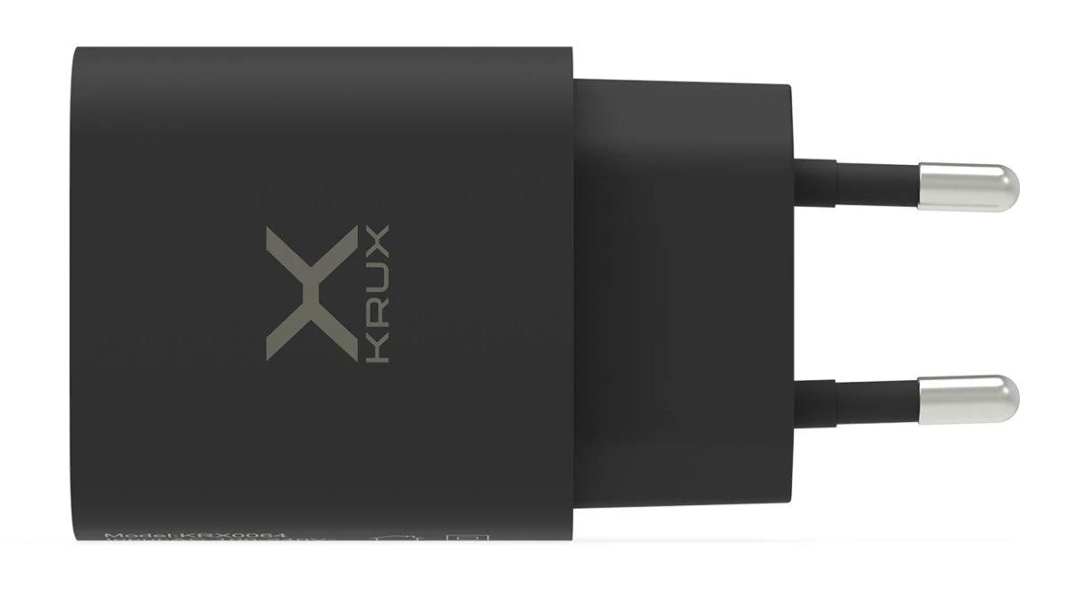 KRUX įkroviklis 2x USB 2,4 A, 12 W