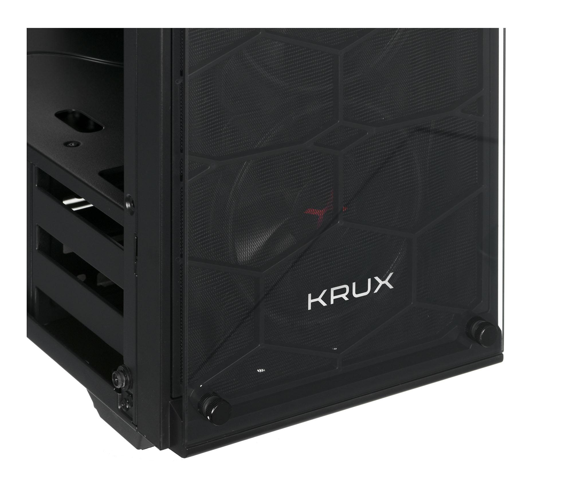 Korpusas KRUX Leda KRX0007, juodas