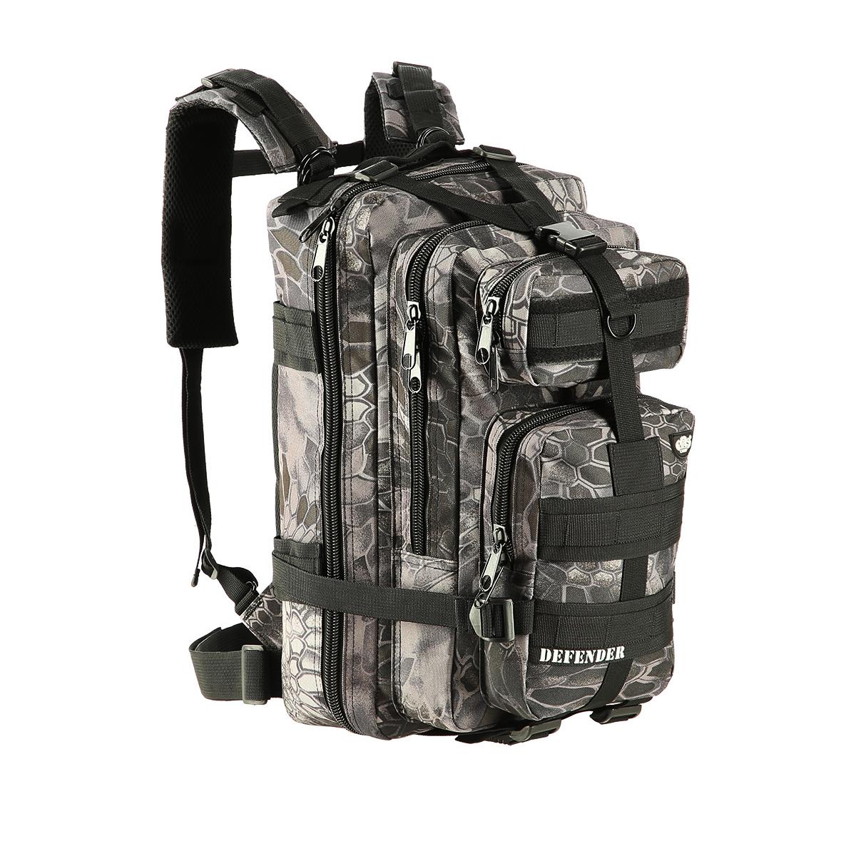 NILS CAMP DEFENDER Backpack CBT7204 Juodas, Moro