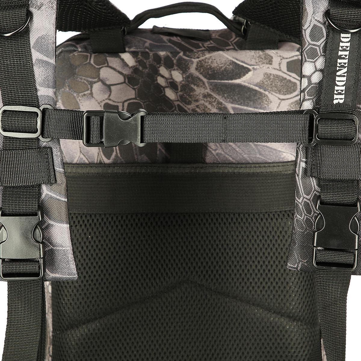 NILS CAMP DEFENDER Backpack CBT7204 Juodas, Moro