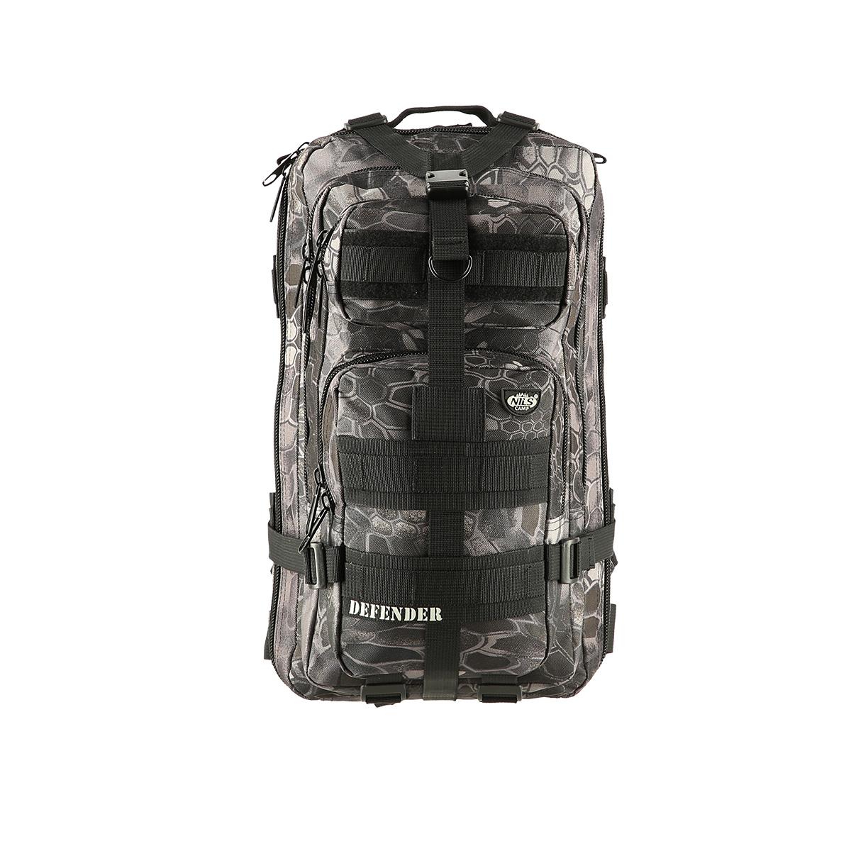 NILS CAMP DEFENDER Backpack CBT7204 Juodas, Moro