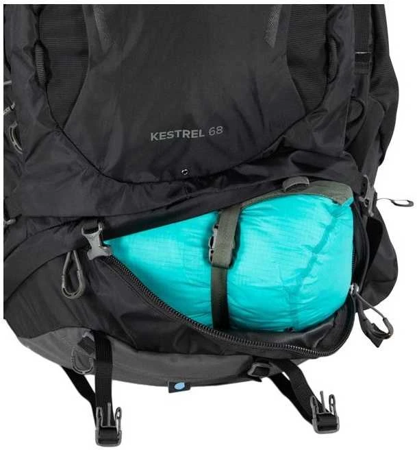 Turistinė kuprinė Osprey Kestrel 48 juoda S/M