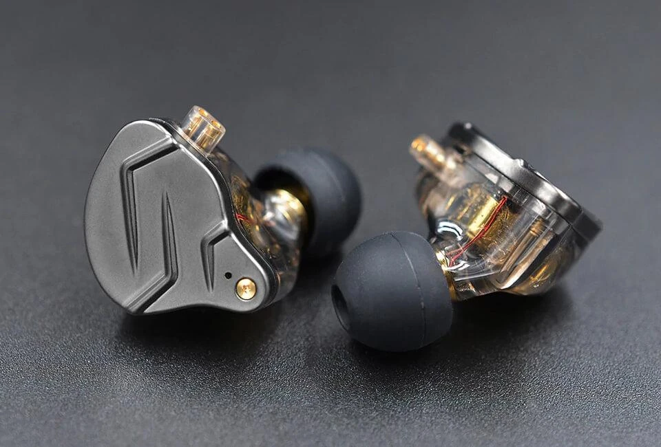 KZ ZSN PRO X  Juodos ausinės