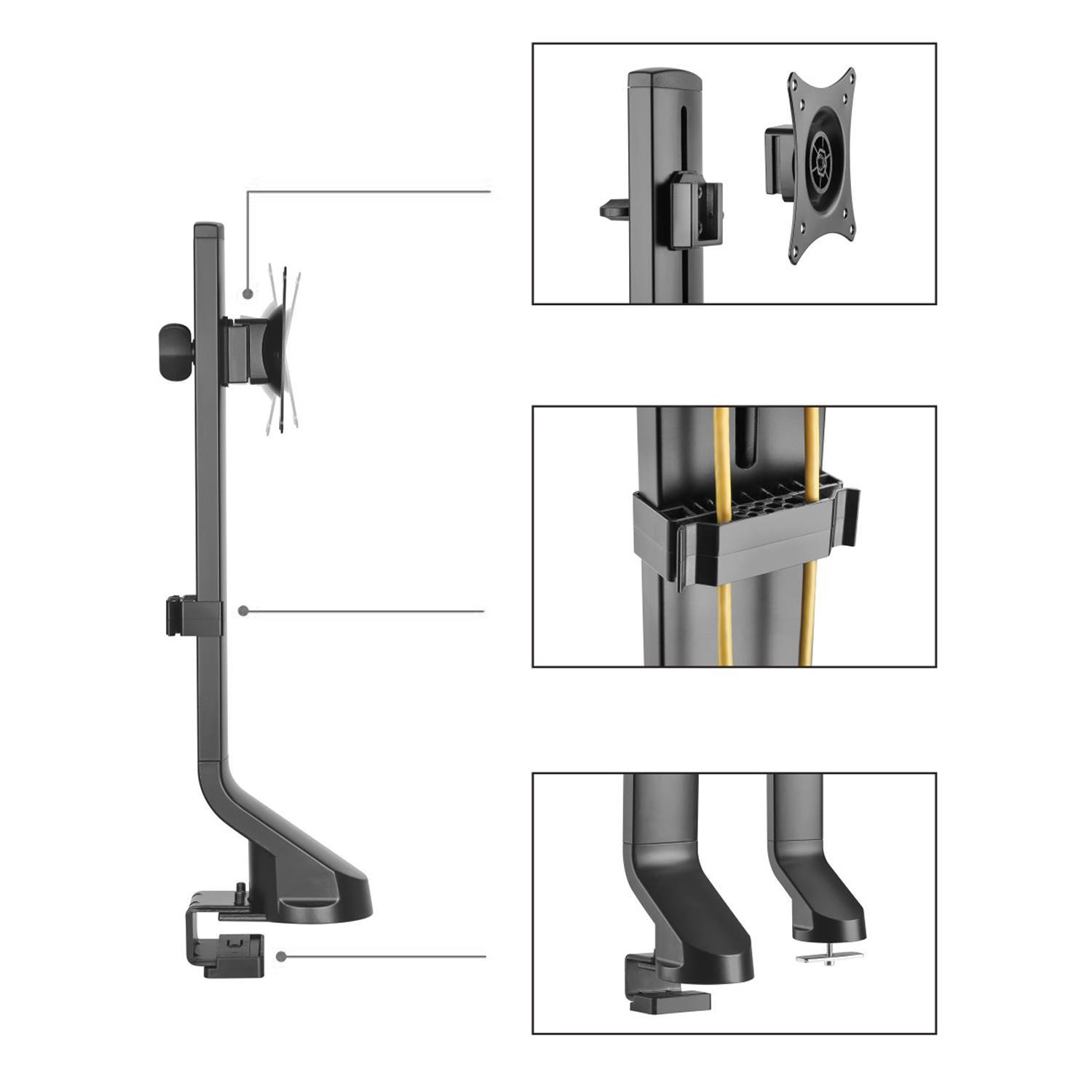 MACLEAN MC-853 Maclean MC-853 Monitorius laikiklis 17 -32 8kg tinka MC-848 ir MC-849