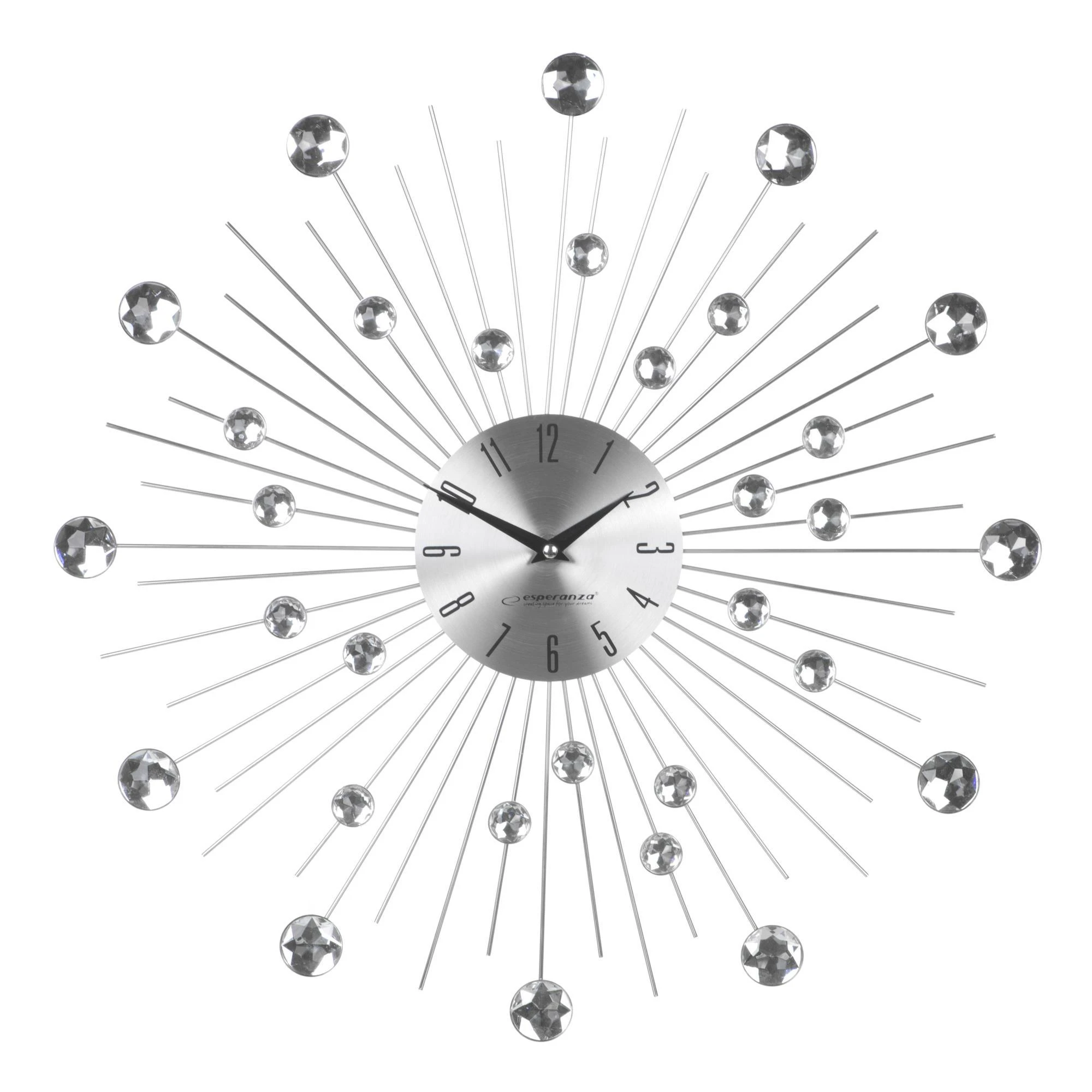Laikrodis Laikrodžio sienelė Esperanza Boston EHC002 (sidabrinio spalva)