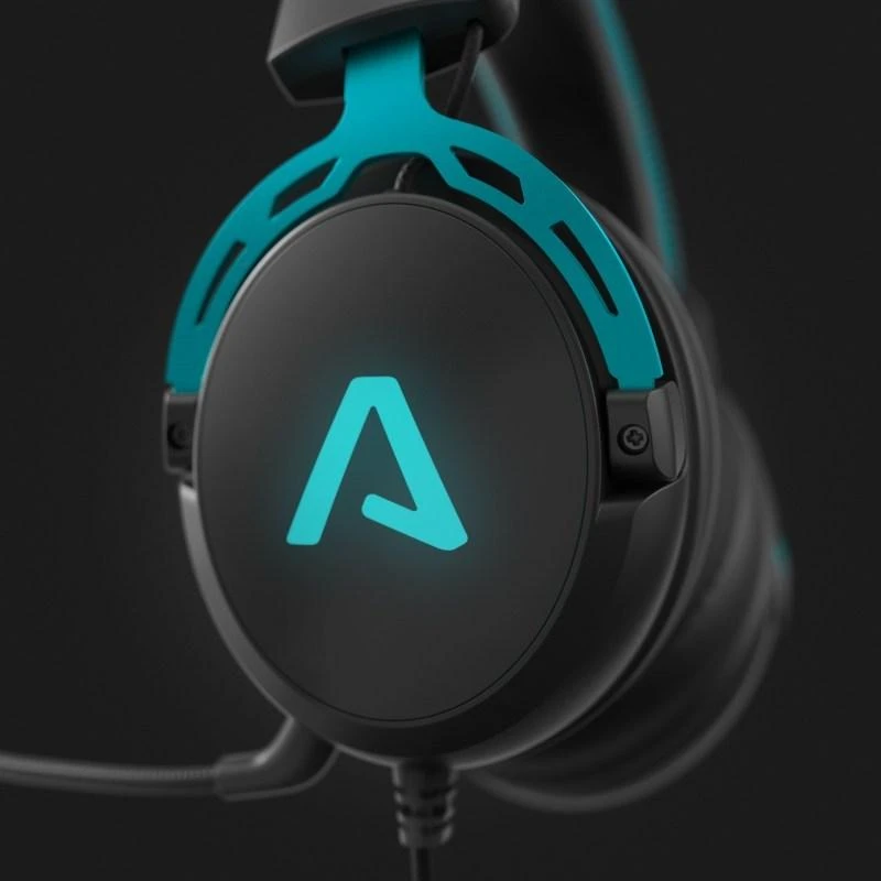 LAMAX Heroes Defender1 žaidimų ausinių kaušelis su logotipu