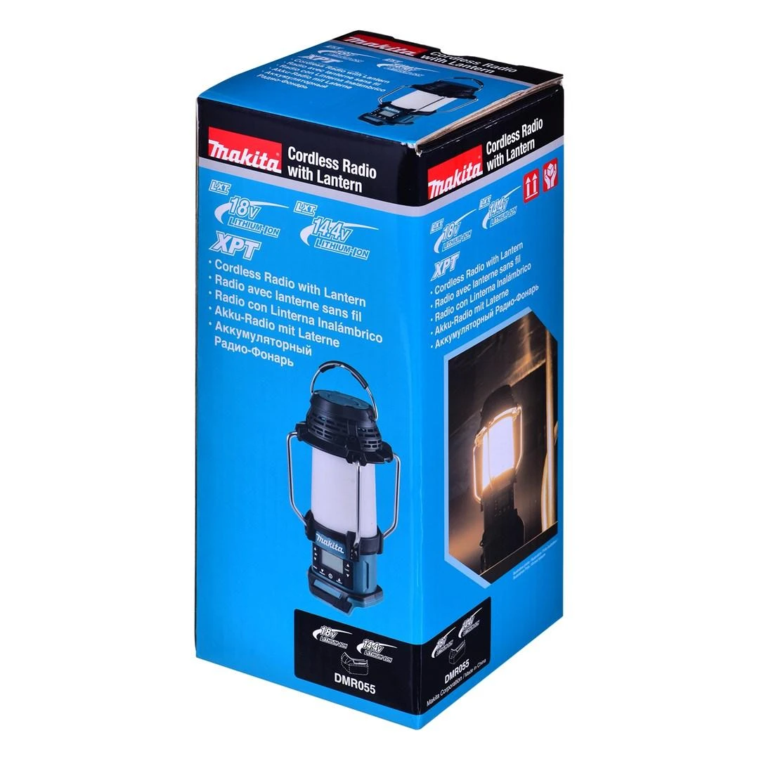 Makita Akumuliatorinis LXT® žibintas / radijas DMR055 14,4V / 18V • 130 lx