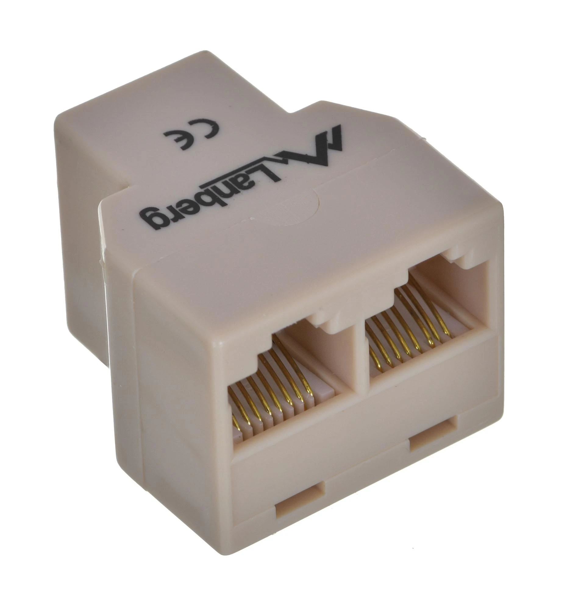 LANBERG AD-RJ45-2RJ45-OU Lanberg RJ45 inline coupler RJ45->2XRJ45