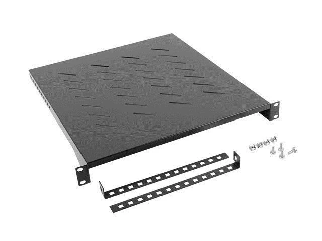 LANBERG AK-1005-B fiksuota lentyna 19 800mm 1U/483x500mm max keliamoji galia iki 25kg juodas