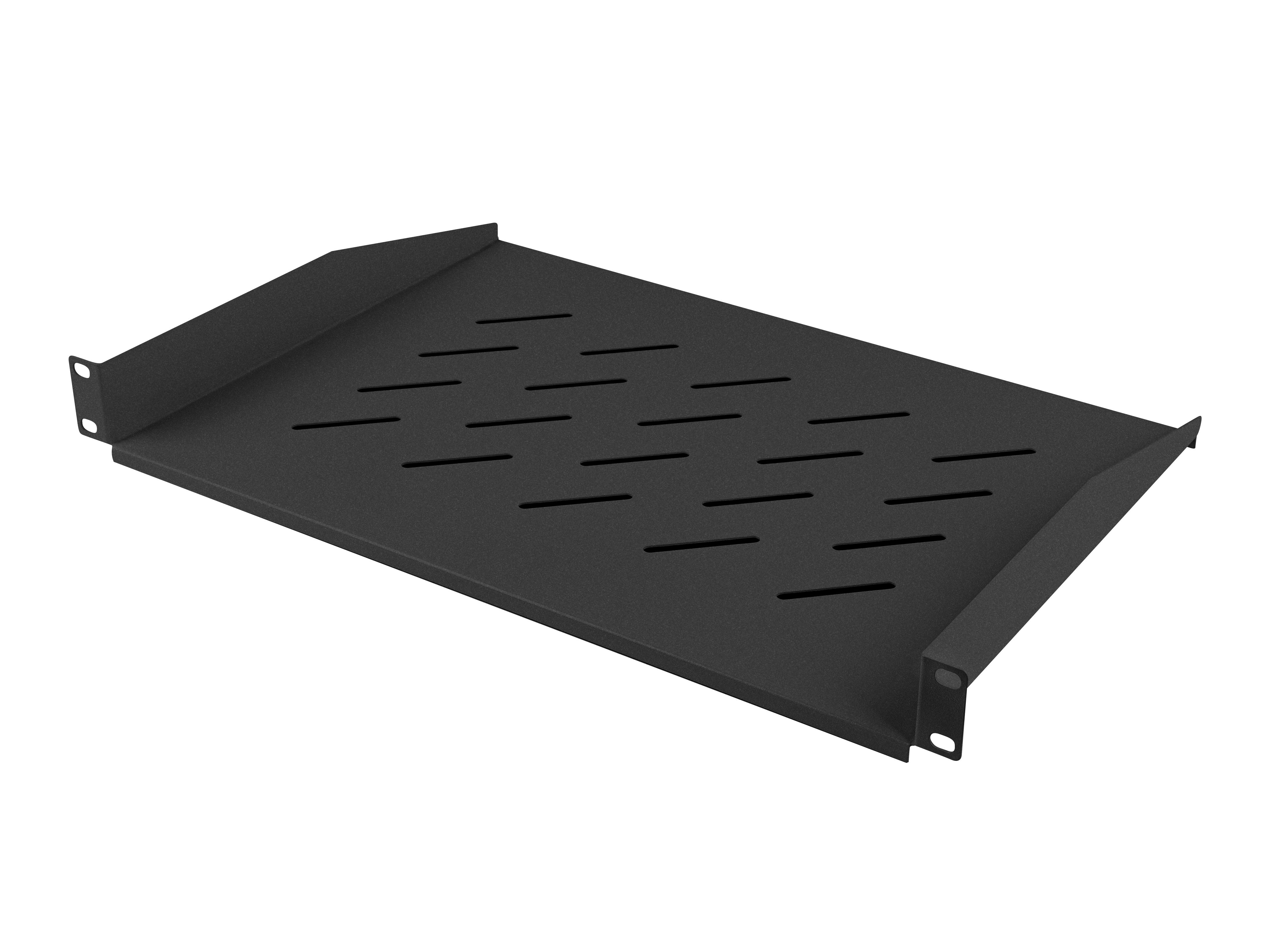 Serverių lentyna LANBERG AK-1008-B Lanberg fixed shelf 19, 1U/483x315mm, max load capacity iki 20kg juodas