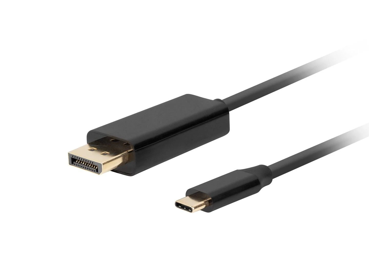 Lanberg USB-C į DisplayPort kabelis, 3 m 4K/60Hz, Juodas | Lanberg | USB-C į DisplayPort kabelis | CA-CMDP-10CU-0030-BK | 3 m