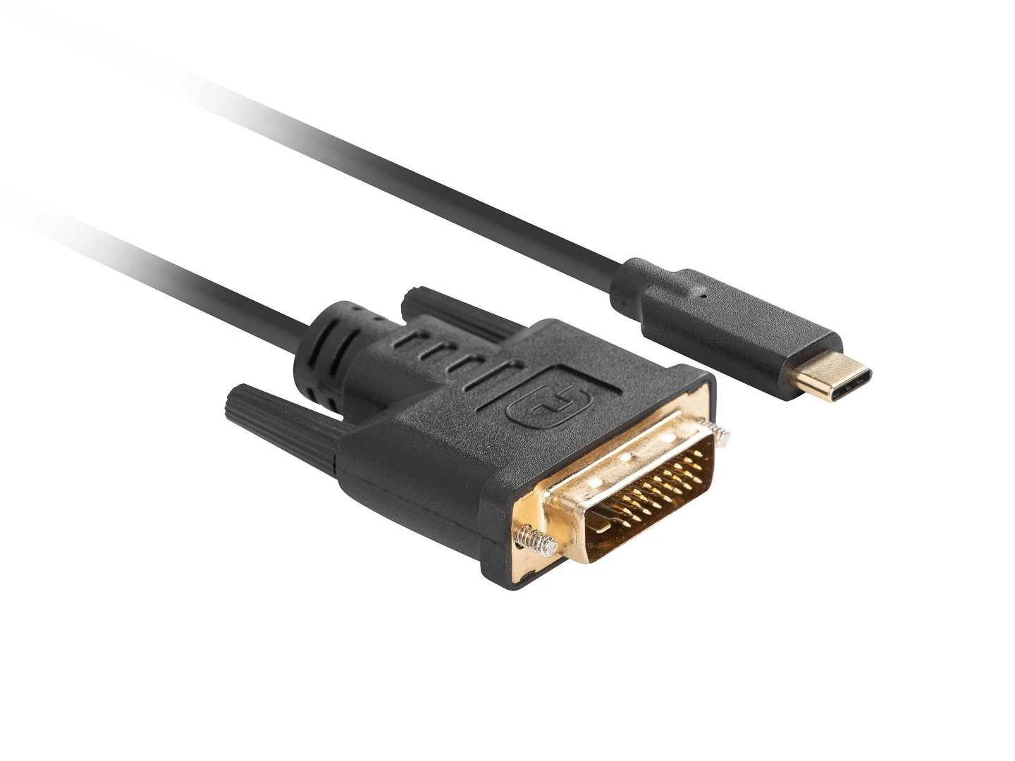 LANBERG Cable USB-C M ->DVI-D 24+1 M 3m juodas