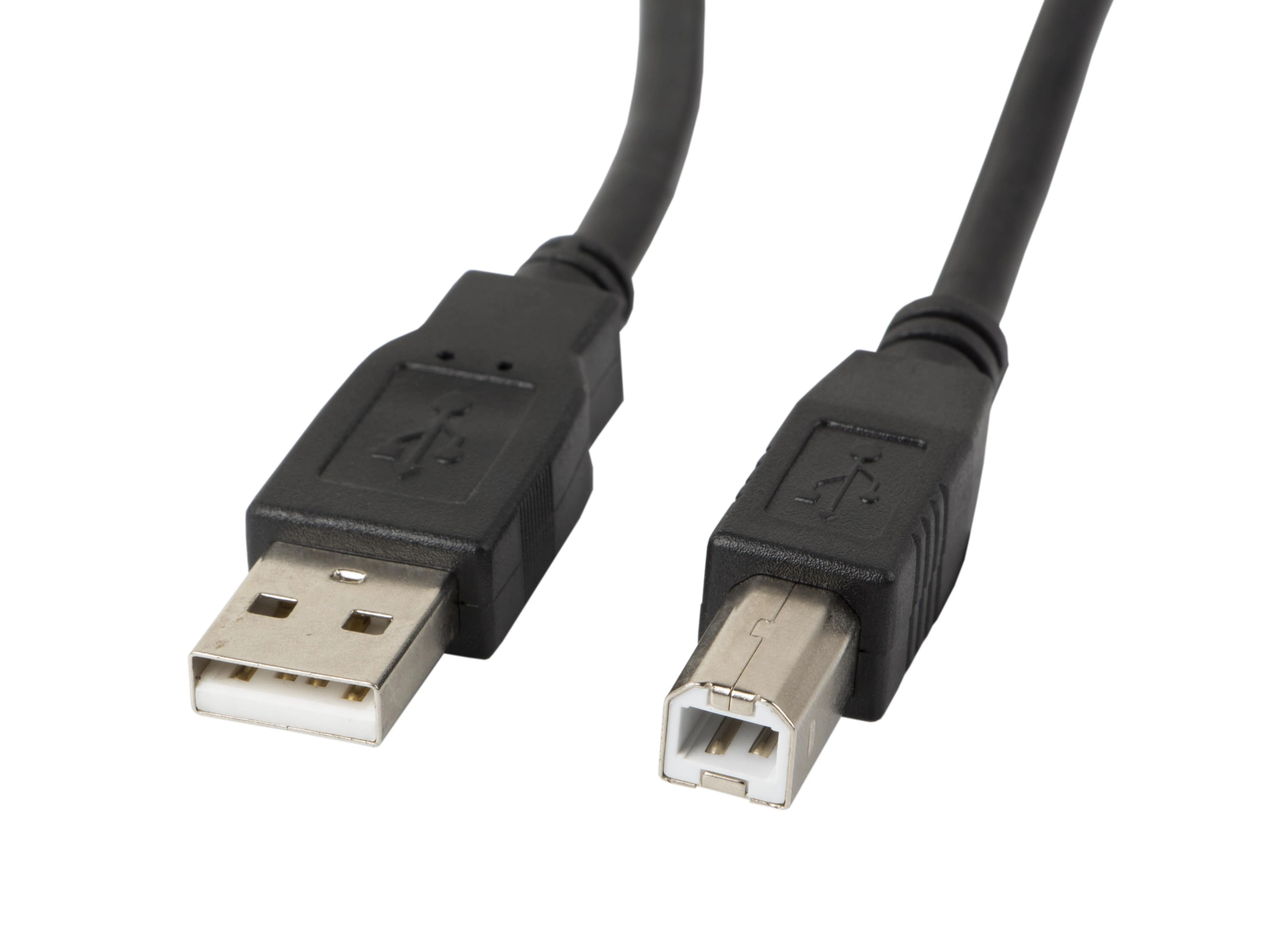 LANBERG USB-A M USB-B M 2.0 cable 1m juodas